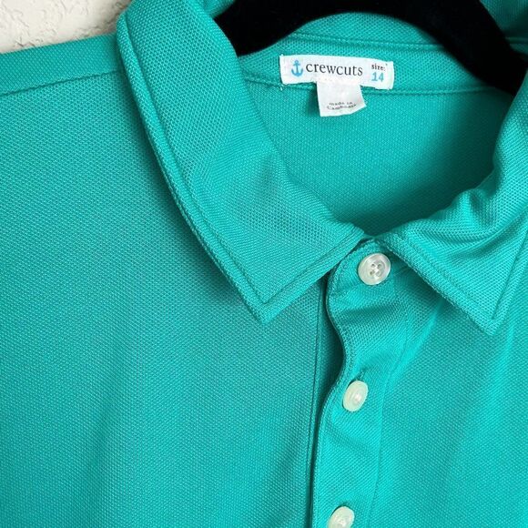Crewcuts Boys Breathable Polo - Size 14 - Picture 2 of 3